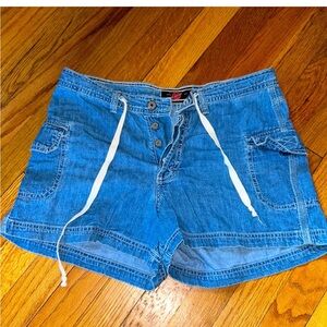 Blue Denim Women's Shorts